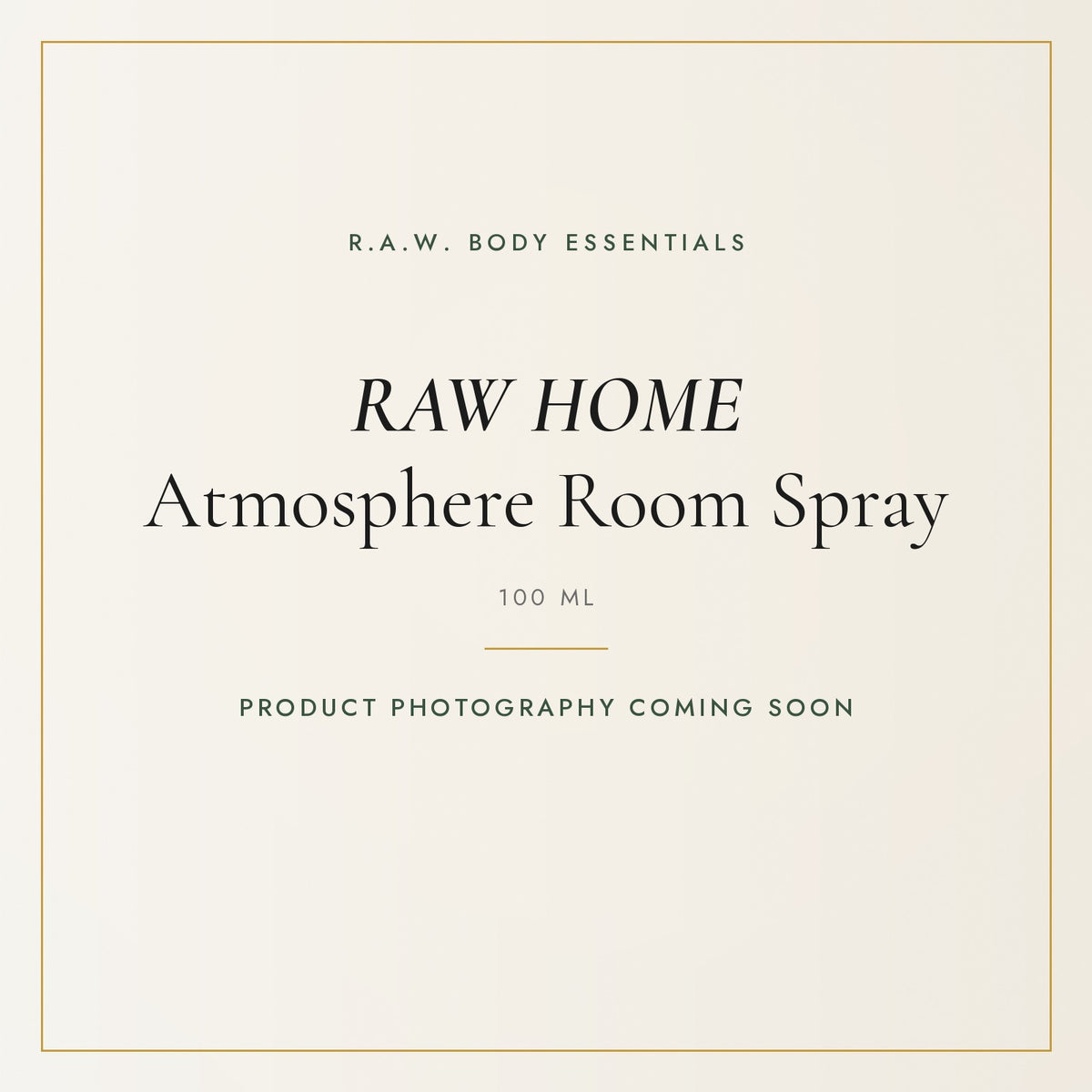RAW HOME Atmosphere Room Spray